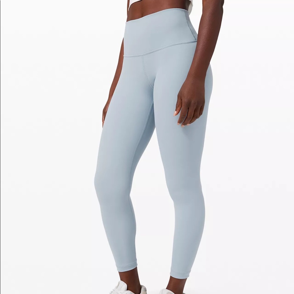 Lululemon Wunder Under Full On Luxtreme Chambray size 4 23 inch - Picture 2 of 8